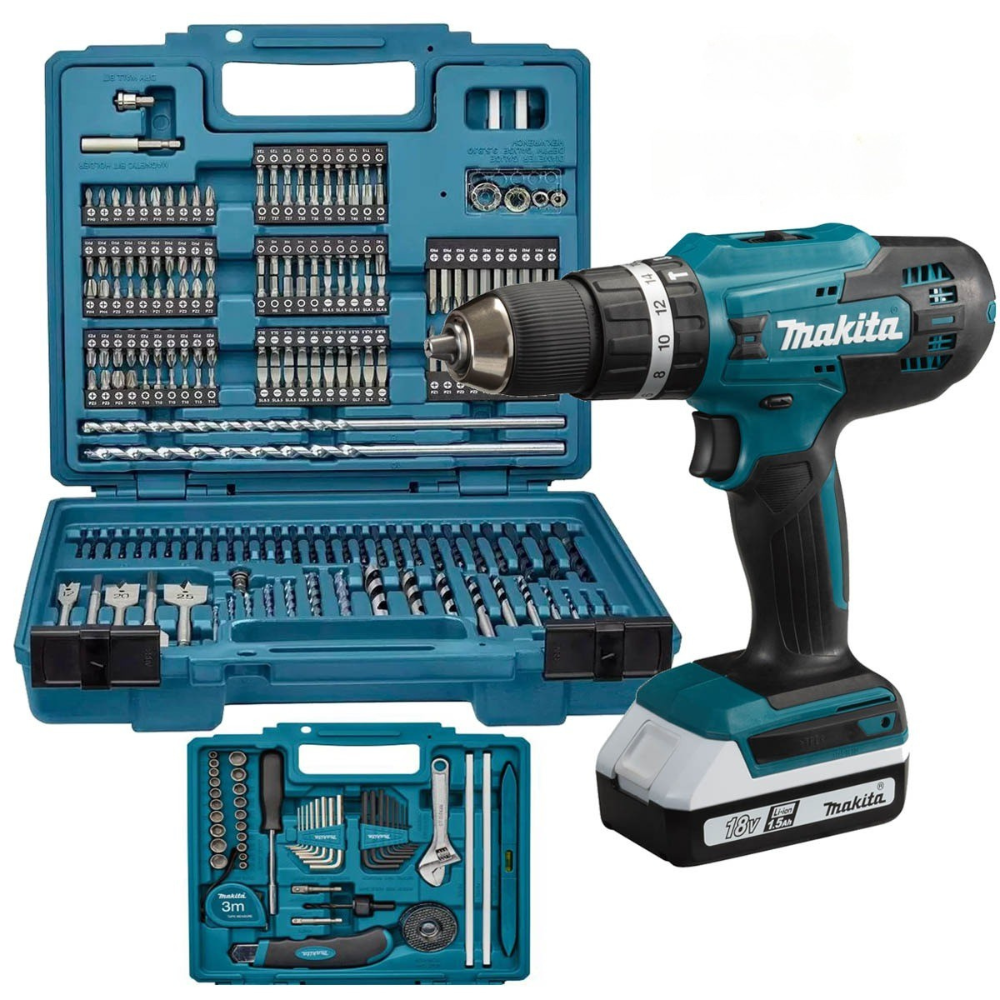 Trapano Avvitatore Professionale 48V - Kit Completo con 2 Batterie + 45 Accessori | Prestazioni Elevate e Qualità Garantita