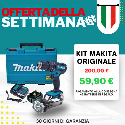 Trapano Avvitatore Professionale 48V - Kit Completo con 2 Batterie + 45 Accessori | Prestazioni Elevate e Qualità Garantita